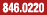 846.0220